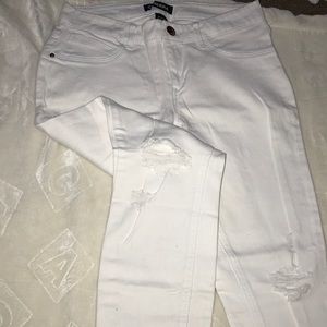 Shaping high rise jeans